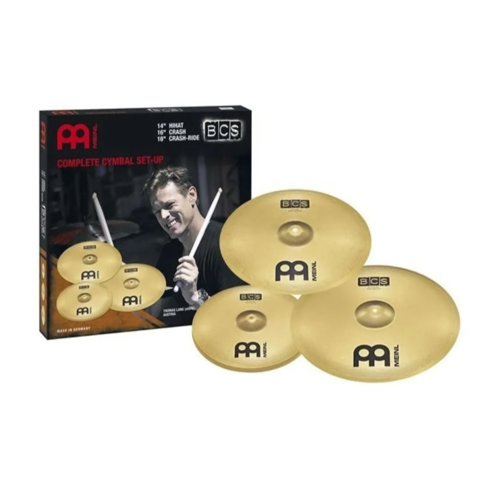 Foto 3 pulgar | Set de Platillos Meinl 14, 16 Y 18 Pulgadas Bcs141618