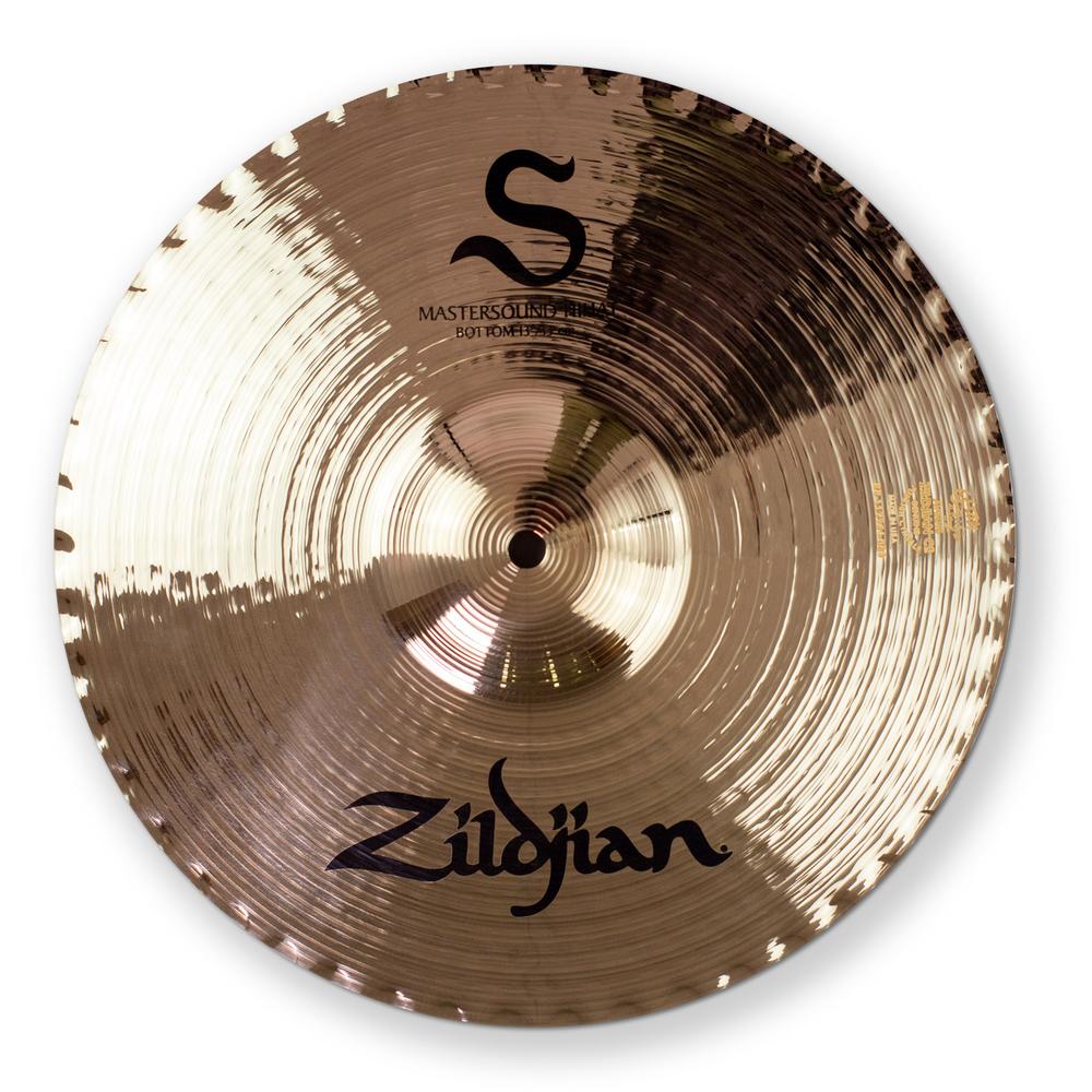 Platillo Hi-hat Bottom 13” ZILDJIAN S13MB Color Dorado Serie S Mastersound