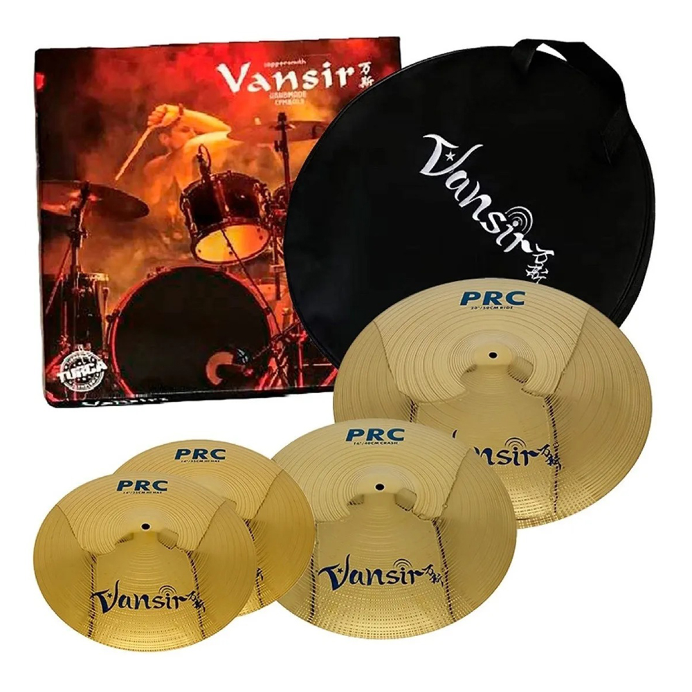 Foto 1 | Set De Platillos Para Batería Vansir 4 Pcs Mas Funda V-prc-g