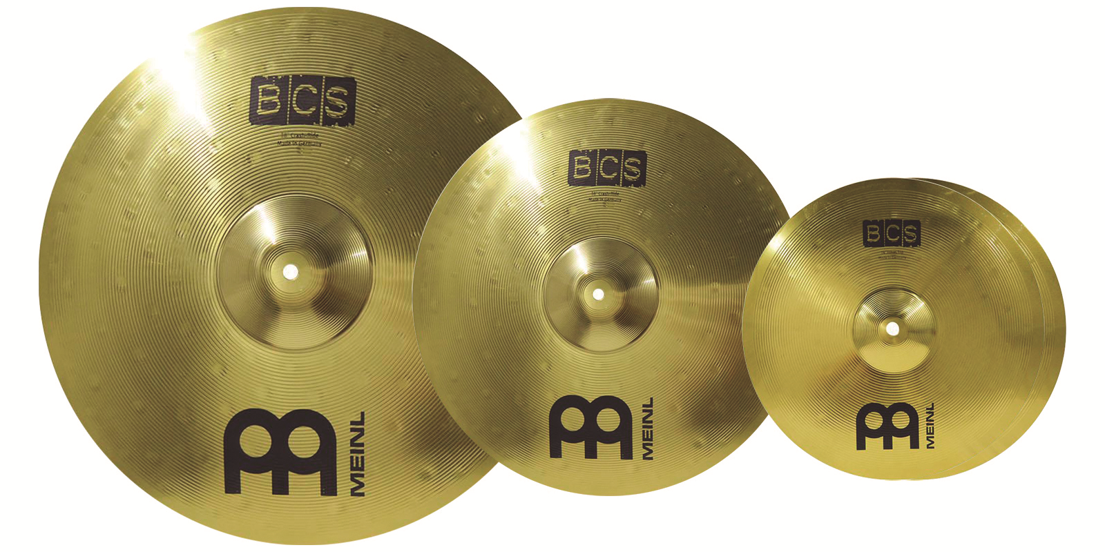 Meinl Bcs460 Set De Platillos De 14 16 20 Pulgadas