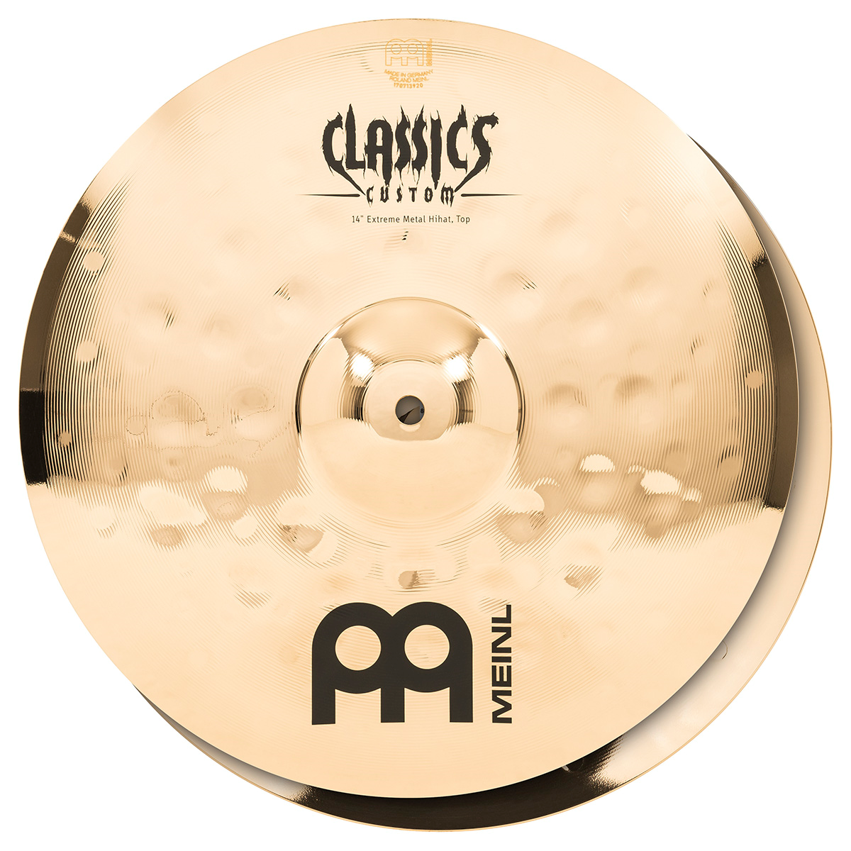 Meinl Cc14emh-b Platillo Hi Hats 14 Pulgadas P/ Batería