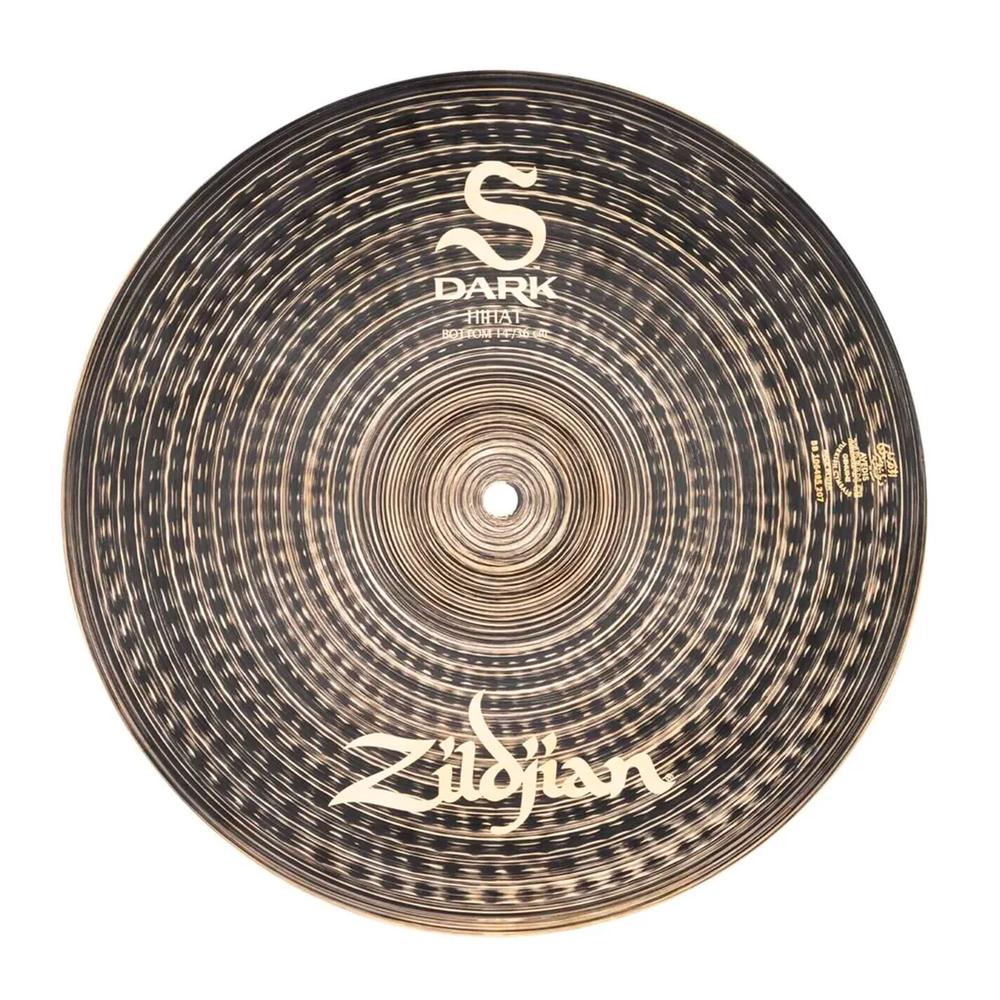 Platillo Bottom HiHat 14” Serie S Dark Zildjian SD14HB Color Dorado Oscuro Aleación B12