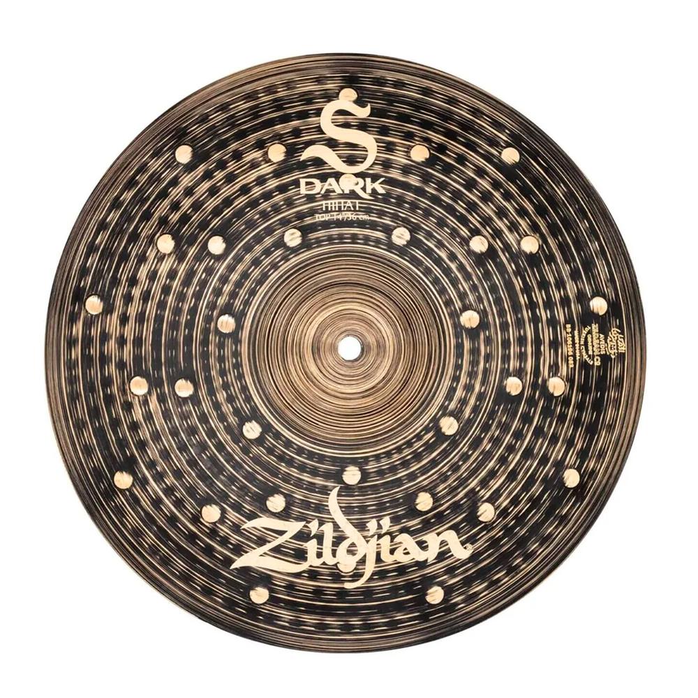 Platillo Top HiHat 14” Serie S Dark Zildjian SD14HT Color Dorado Oscuro Aleación B12