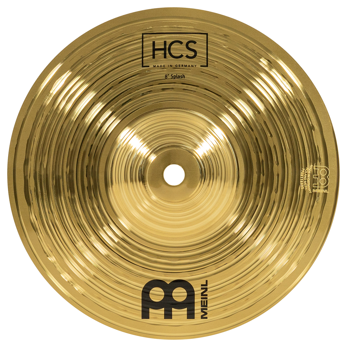 Platillo Splash Meinl Hcs8s 8 Pulgadas para Batería