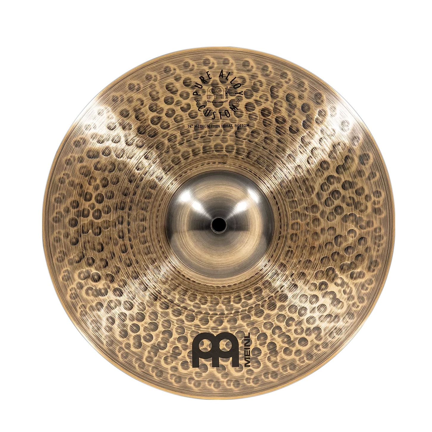 Foto 4 pulgar | Platillo 14" Meinl Pac14mth Medium Thin Hit-hat  Dorado