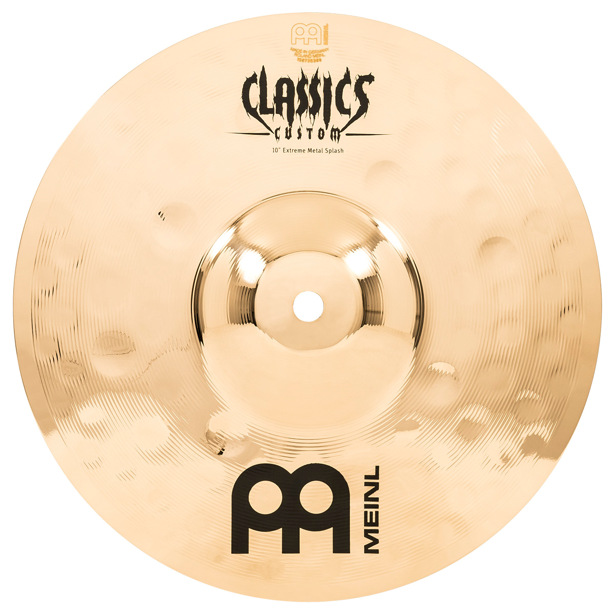 Platillo Splash Meinl Cc10ems-b 10" para Batería