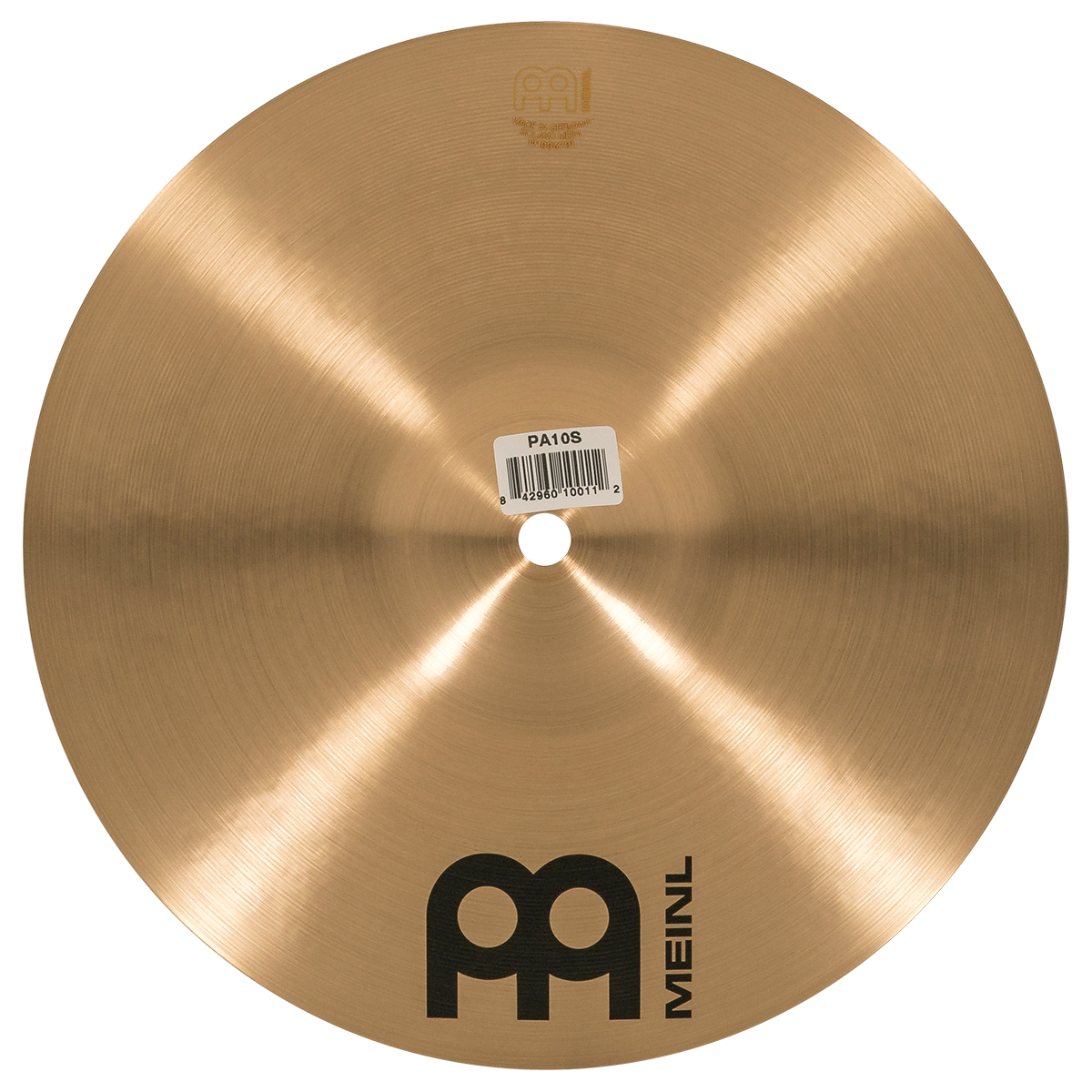 Foto 2 | Platillo Meinl Pa10s Splash 10 Pulgadas Pure Alloy Batería color Dorado