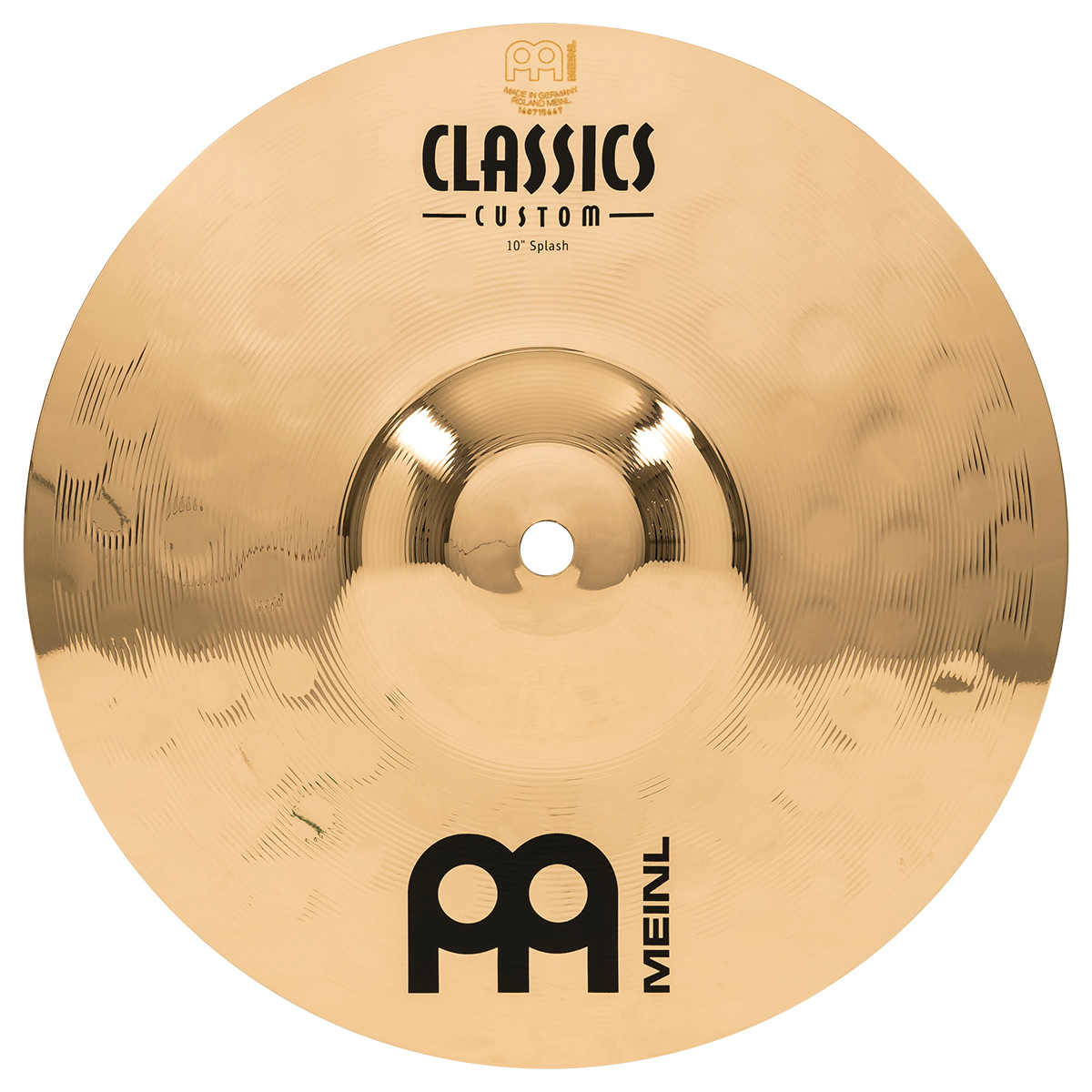 Platillo Splash Meinl Cc10s-b 10 Pulgadas para Batería