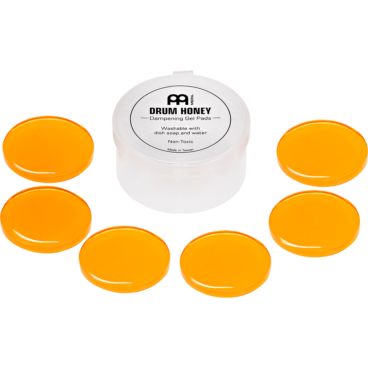 Meinl Mdh 6 Ahogadores De Gel Batería Tambores Platillos Tom