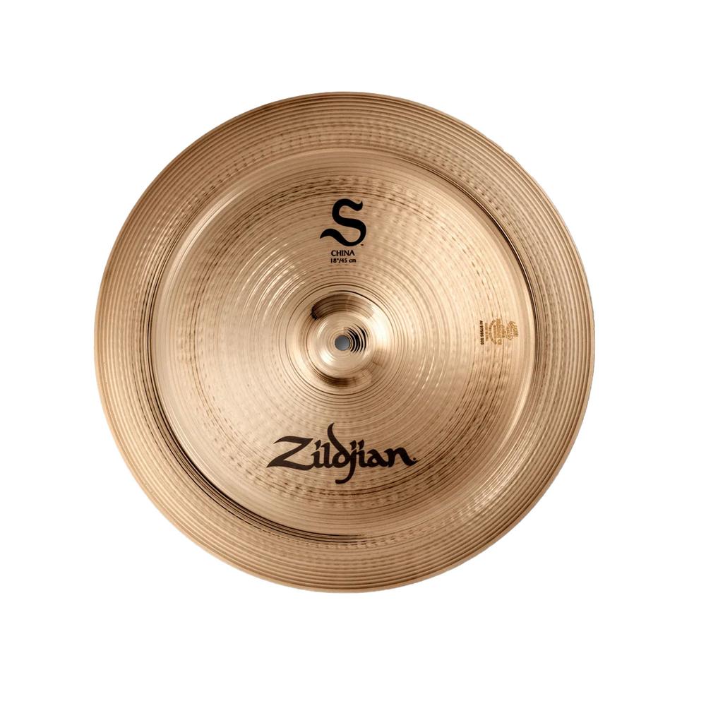 Platillo Trash China Serie S Zildjian S18CH Dorado de 18 Pugadas