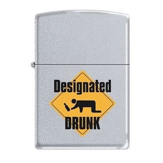 Foto 2 | Bebedero Zippo 205mp-ddrunk Classic Designado Lighter - Venta Internacional.