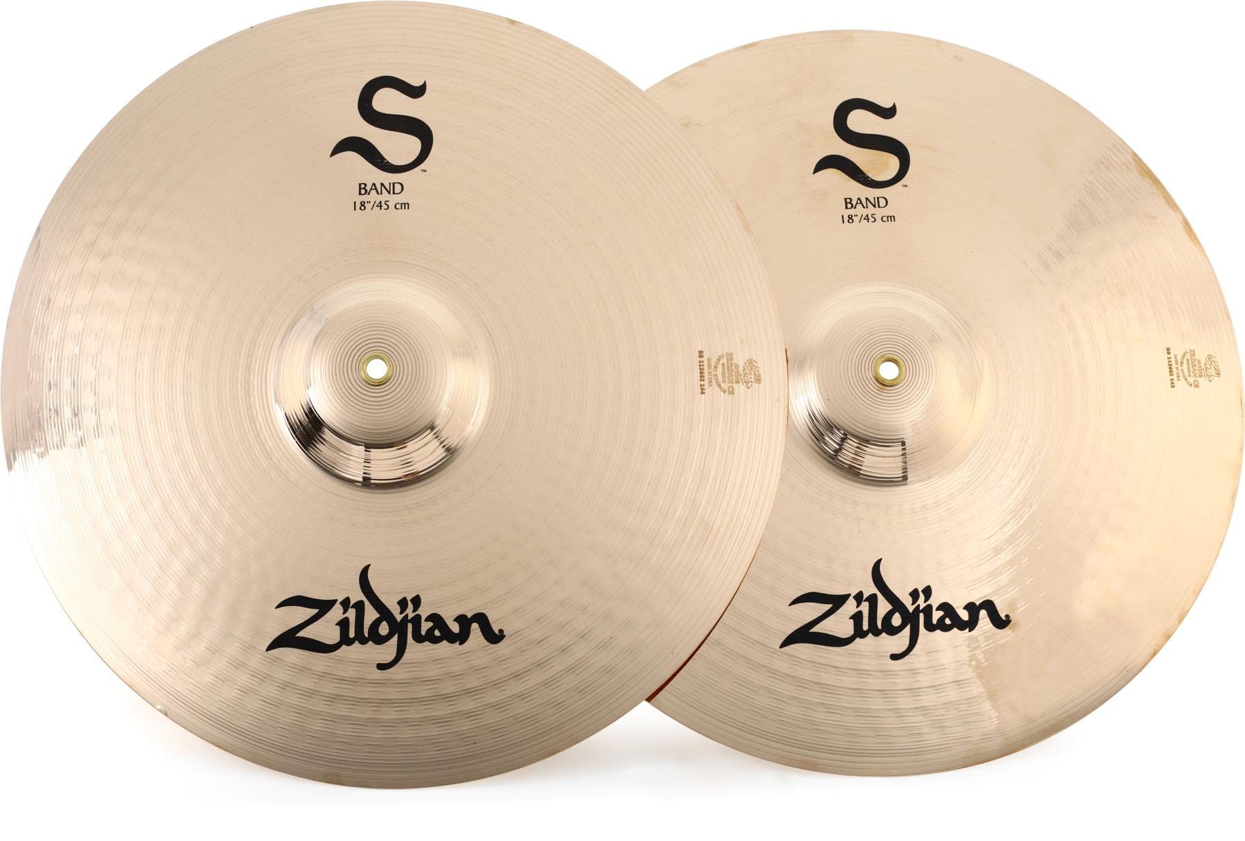 Correa Zildjian De La Serie S De Crash Cymbals De 18 Pulgadas (1 Par) - Venta Internacional.