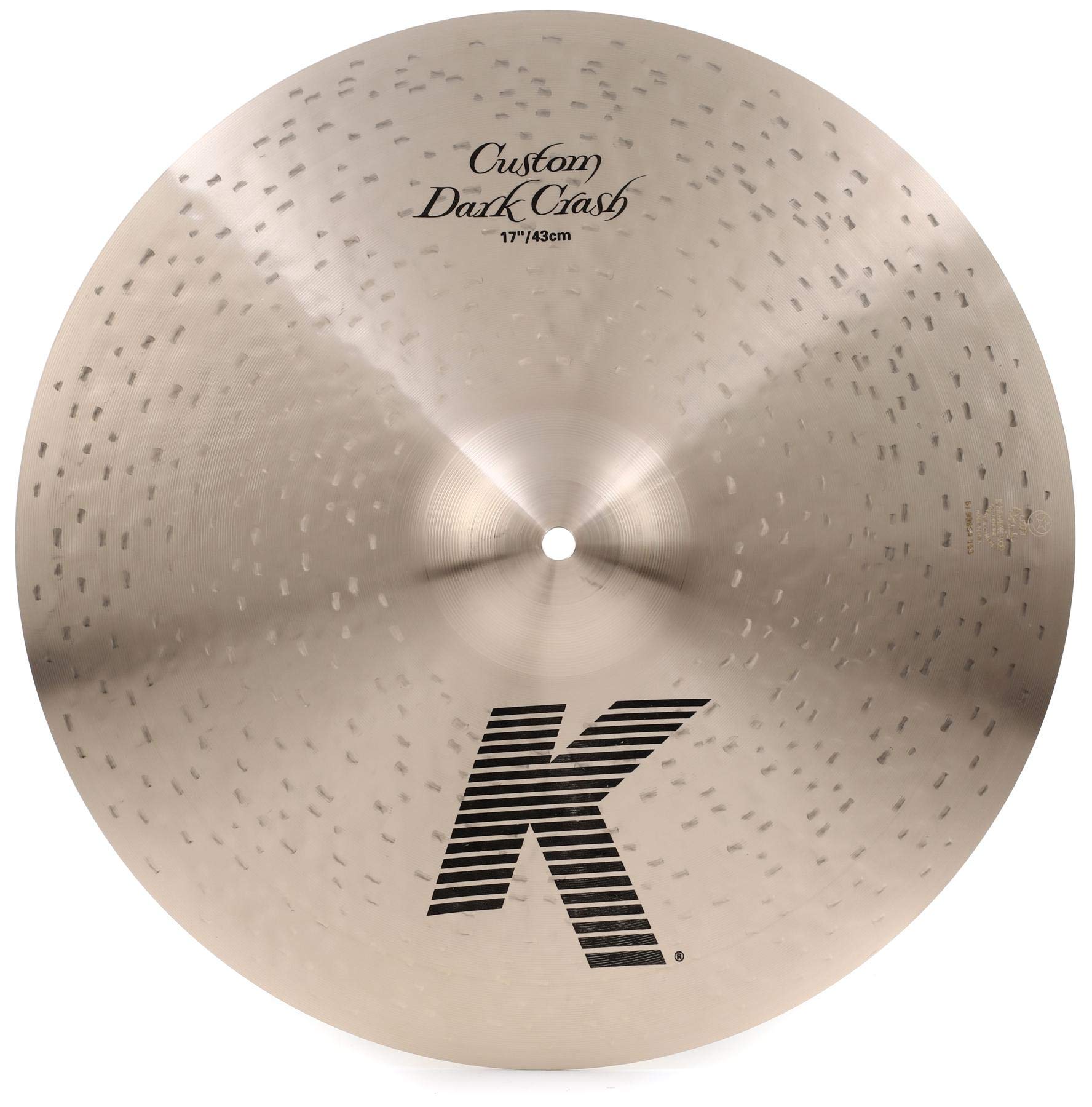 Crash Cymbal Avedis Zildjian K Custom Dark 17 - Venta Internacional.
