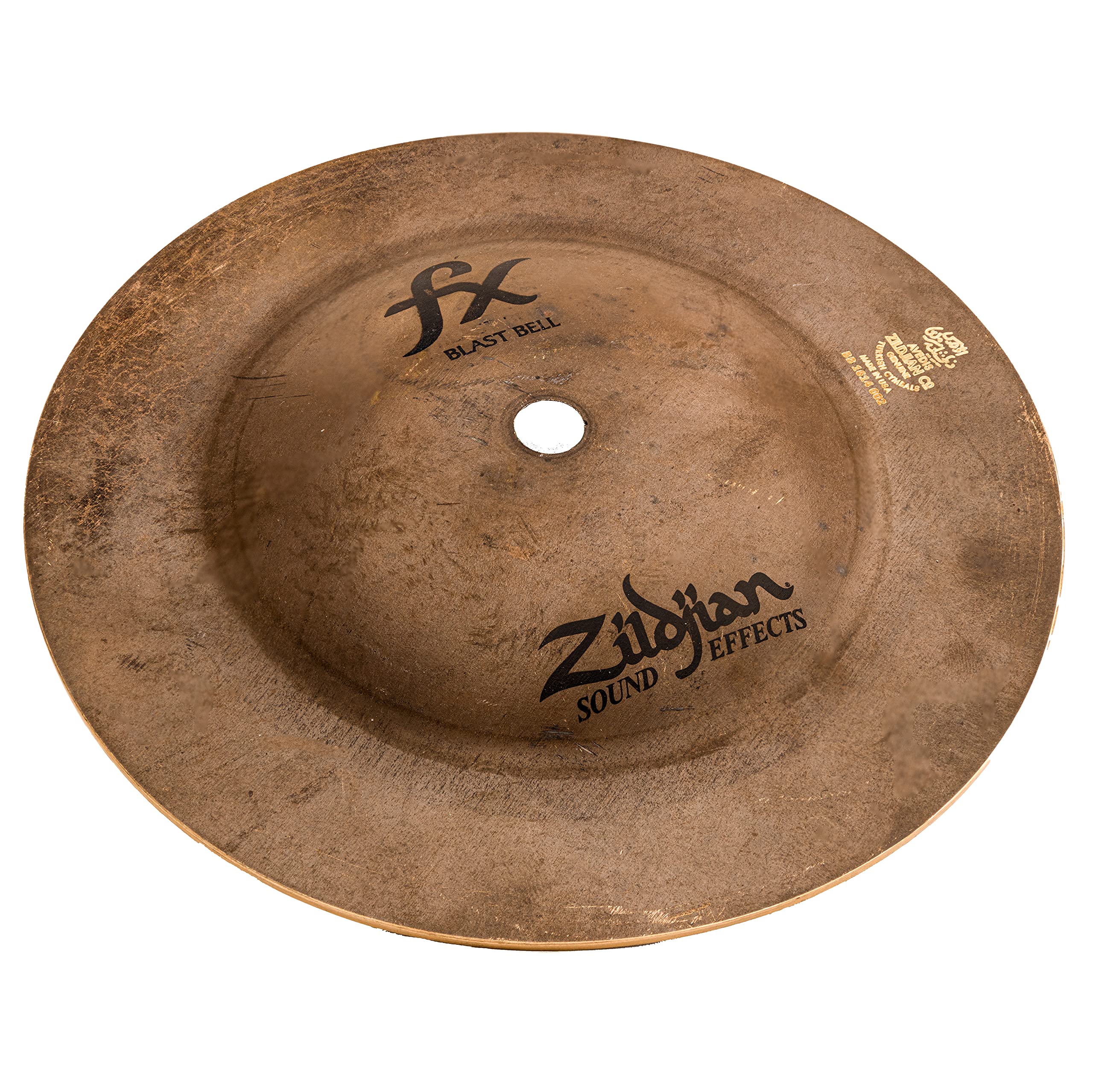 Cymbal Avedis Zildjian Fx Blast Bell De 7 Pulgadas Con Acabado Cepillado - Venta Internacional.