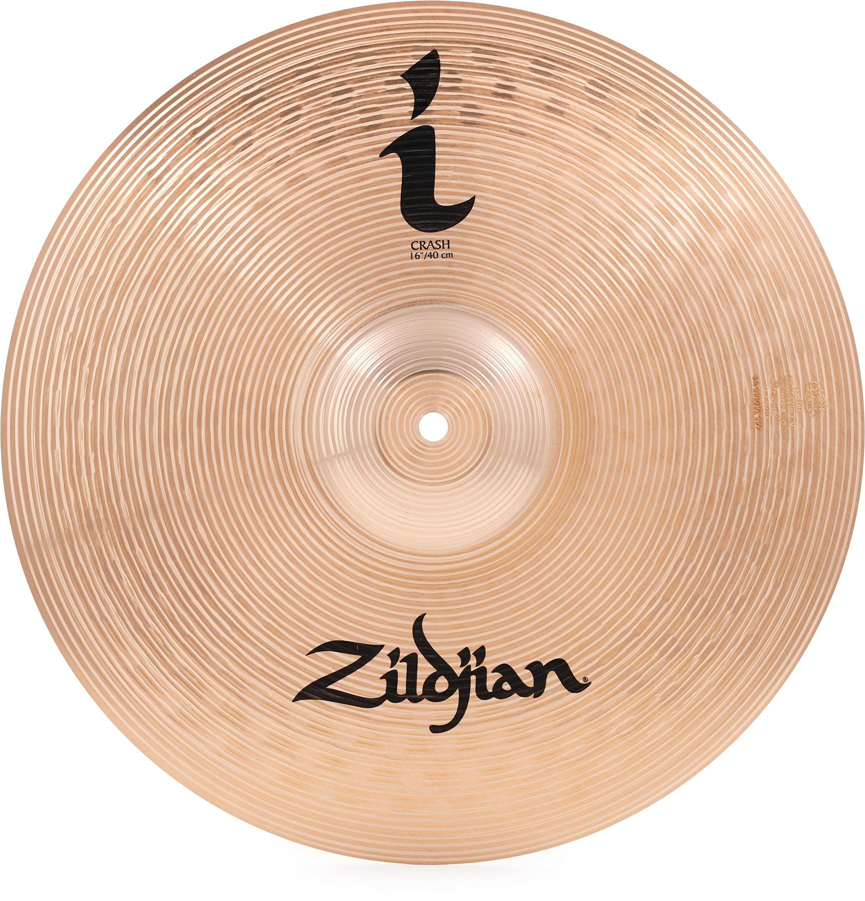 Crash Cymbal Zildjian Serie I De 16 Pulgadas - Venta Internacional.