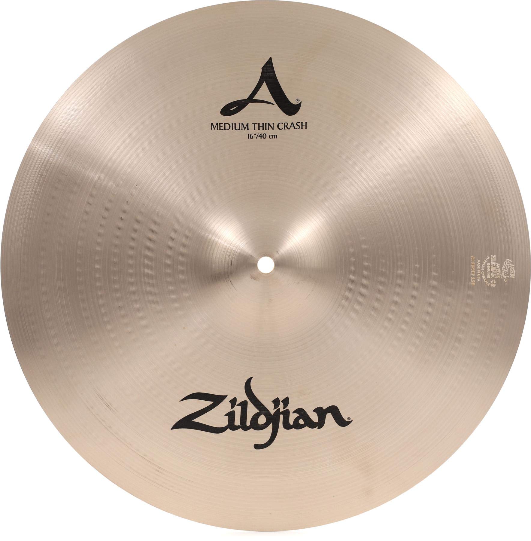 Foto 2 pulgar | Crash Cymbal Zildjian Serie A  Tamaño Mediano  16 Pulgadas  Bronce Fundido - Venta Internacional.