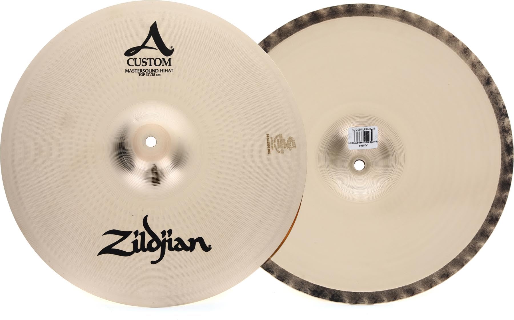 Foto 1 | Platillos Hi-hat Avedis Zildjian Un Mastersound Personalizado De 15 Pulgadas - Venta Internacional.