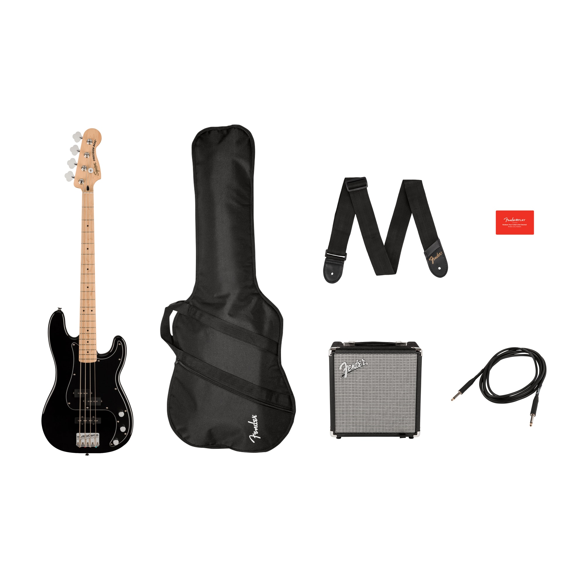Paquete de Bajo Eléctrico Fender 0372981006 Multicolor 6 Piezas Series Squier $9,899