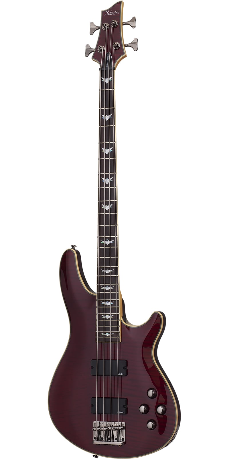 Bajo Eléctrico Schecter Guitar Research 4 Cuerdas color Tinto $15,296