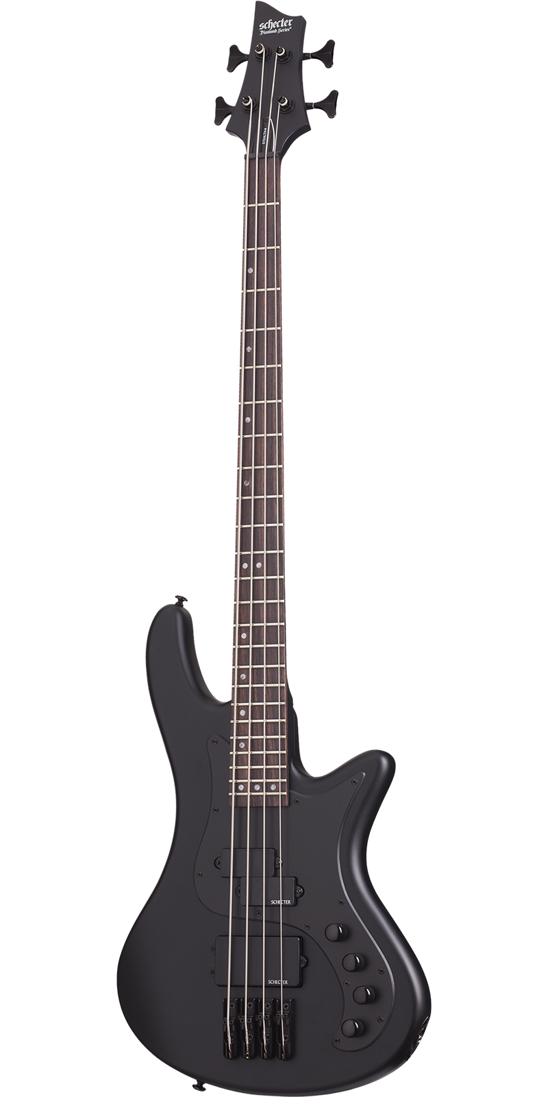 Bajo Eléctrico Schecter Guitar Research Stiletto Stealth 4 Cuerdas color Negro