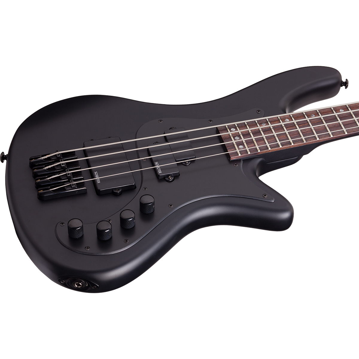 Foto 5 | Bajo Eléctrico Schecter Guitar Research Stiletto Stealth 4 Cuerdas color Negro