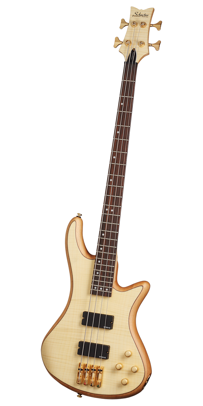 Bajo Eléctrico Schecter Guitar Research Stiletto Custom 4 Cuerdas color Beige