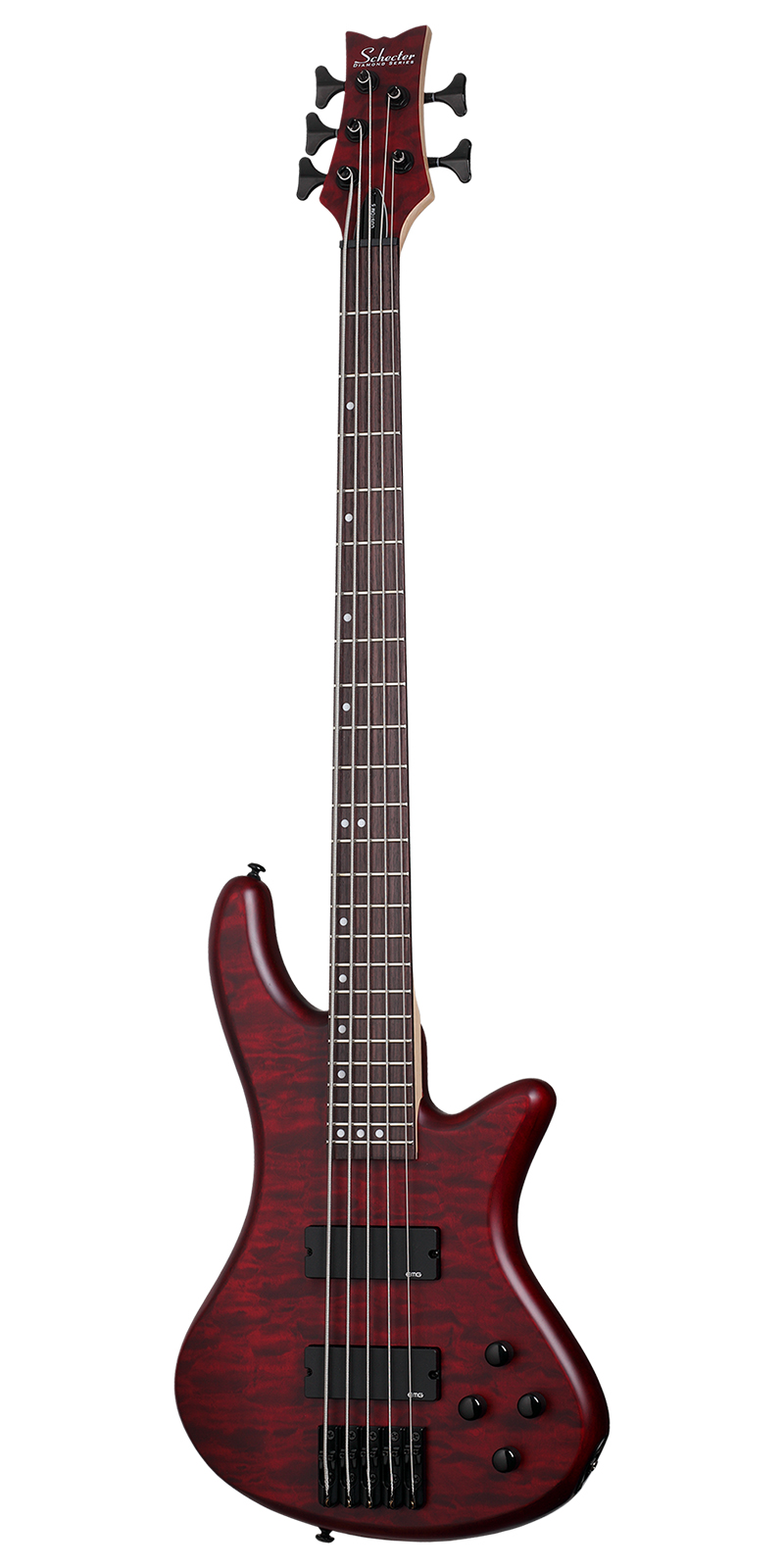 Foto 4 pulgar | Schecter Stiletto Custom-5 Vrs Bajo Eléctrico 5 Cuerdas Red