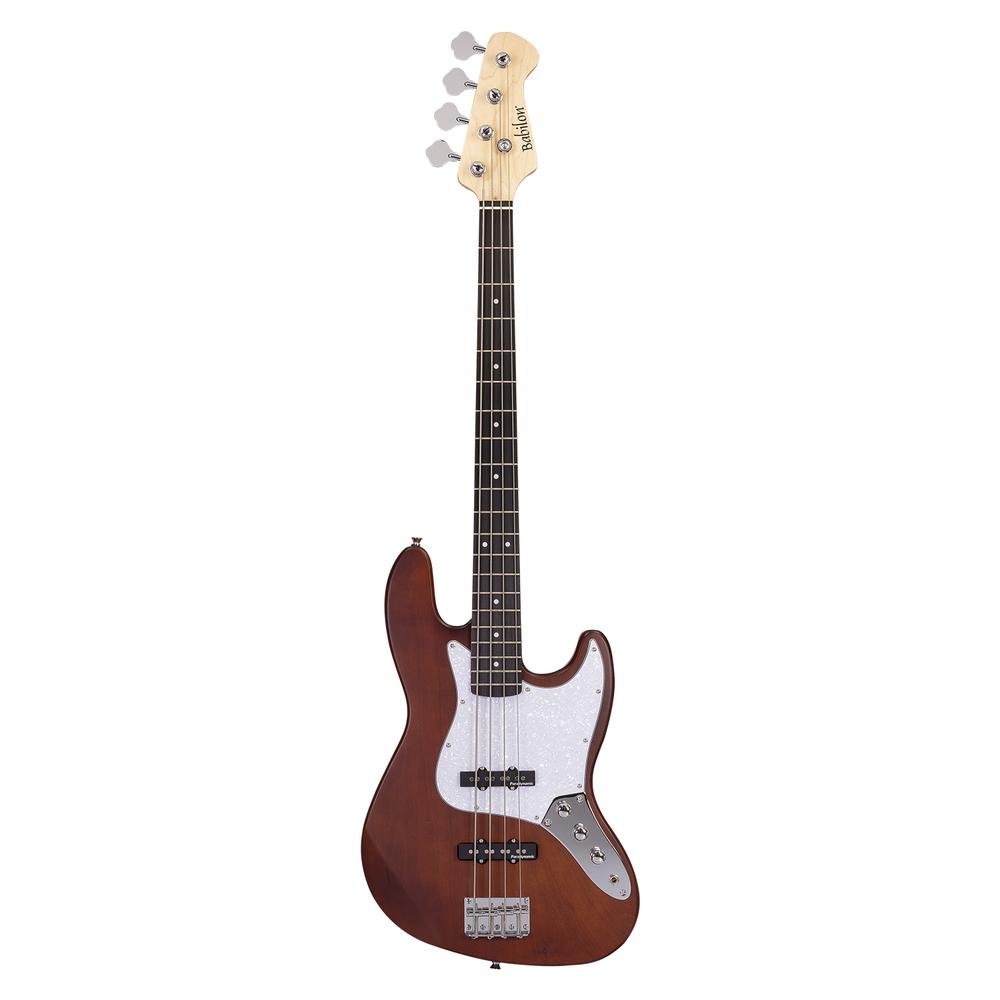 Bajo Eléctrico de 4 Cuerdas Serie Vintage Babilon Miller Bass-dw Color Café 20 Trastes $3,744