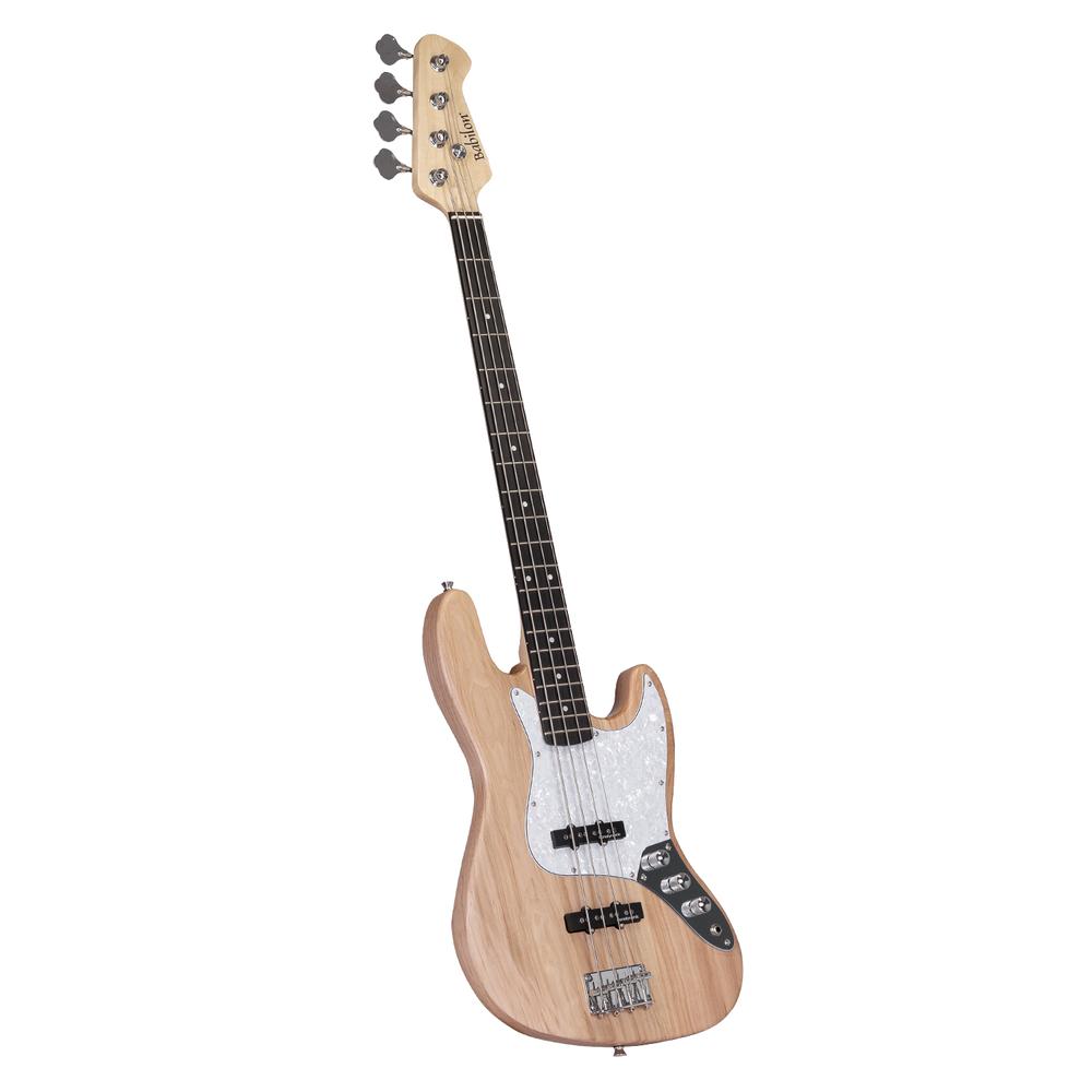 Foto 4 pulgar | Bajo Eléctrico De 4 Cuerdas Serie Vintage Babilon Miller Bass-nw Color Beige 20 Trastes