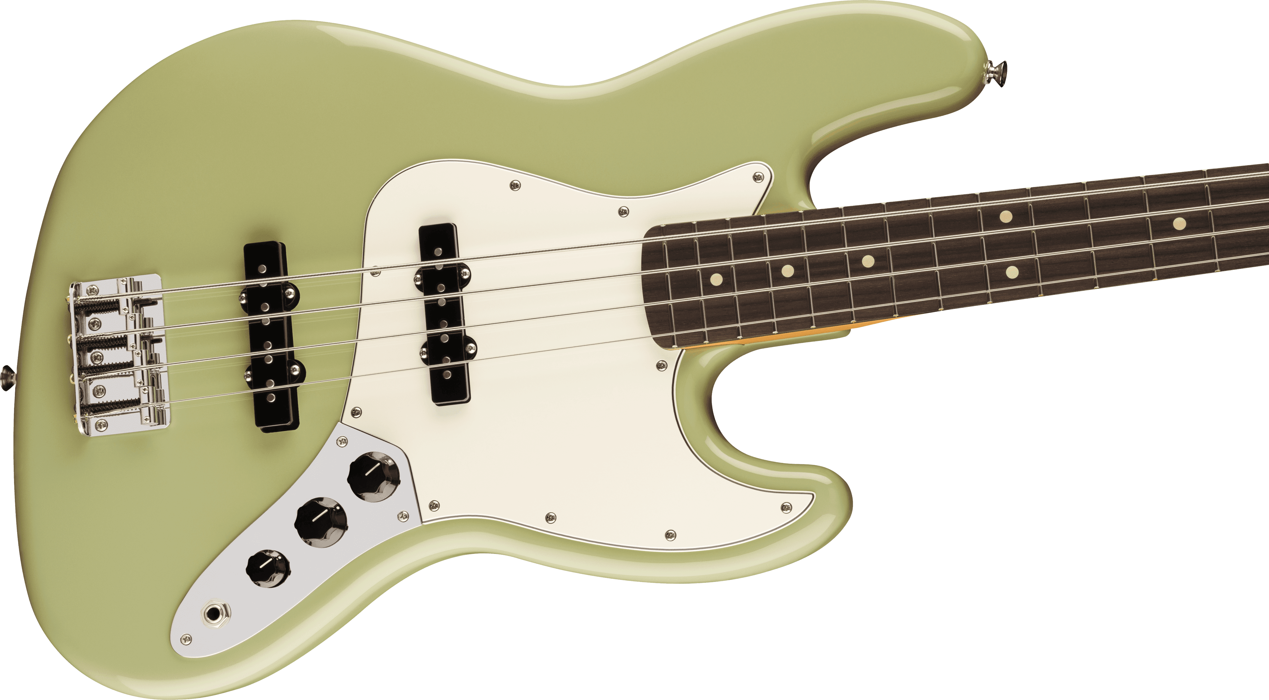 Foto 4 pulgar | Bajo Electrico Fender Player Ii Jazz Bass Birch Green Diapason Rosewood