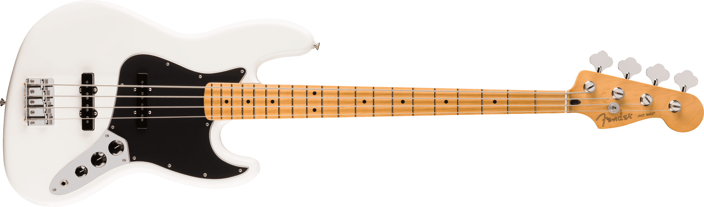 Bajo Electrico Fender Player Ii Jazz Bass Polar White Diapason Maple