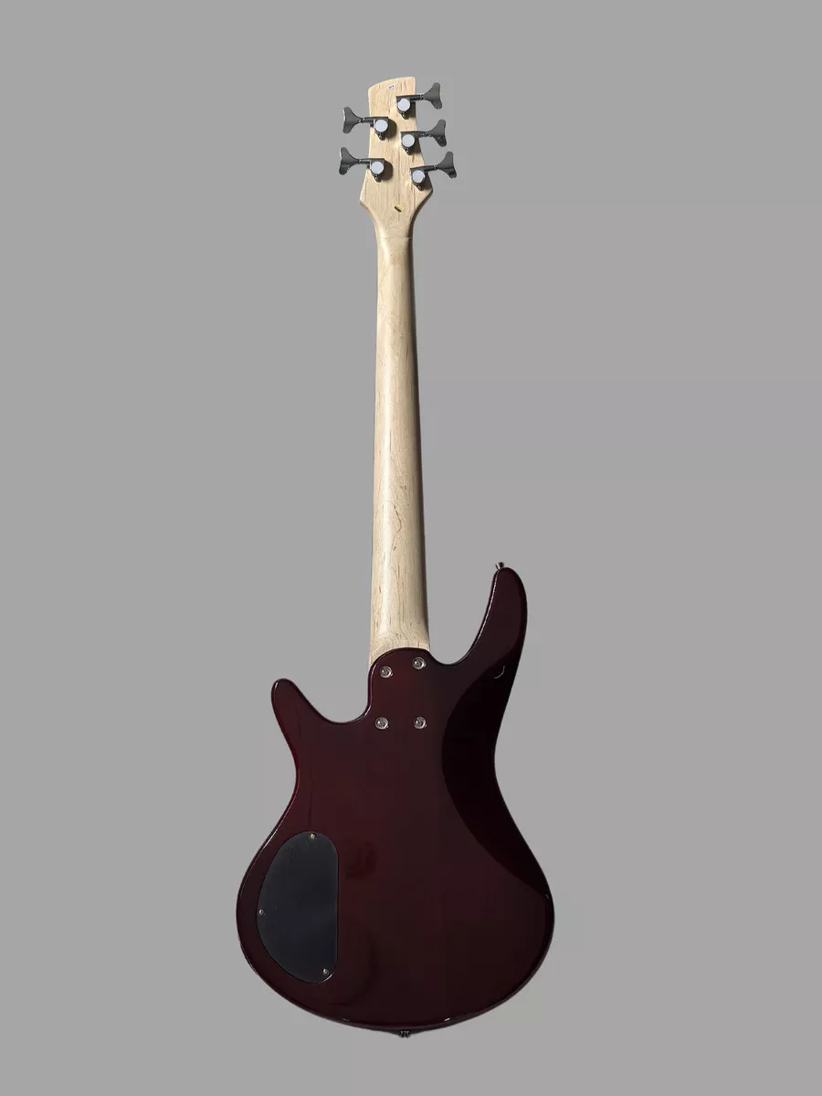 Foto 3 pulgar | E-ib-bass-5-wrd Bajo Eléctrico 5 Cdas Tipo E-ib Color Vino Mccartney