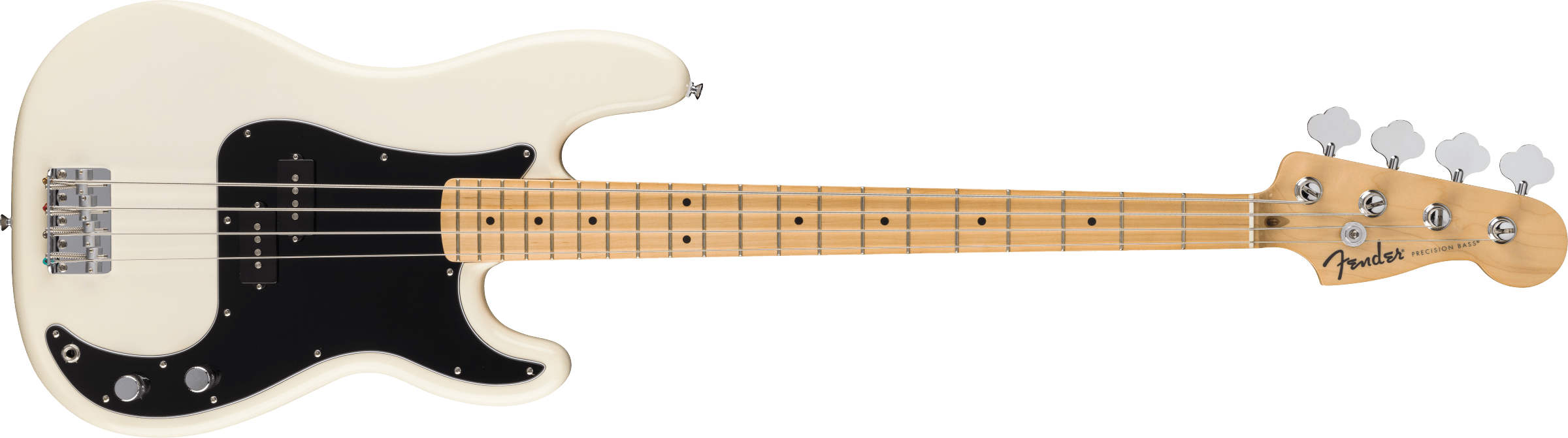 Foto 3 pulgar | Bajo Electrico Fender Precision Bass Standard Blanco Pasivo