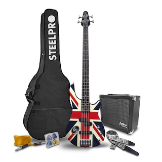 Foto 1 | Paquete Bajo Electrico Jethro Series By Steelpro 510-sk Acabado Del Cuerpo Barnizado