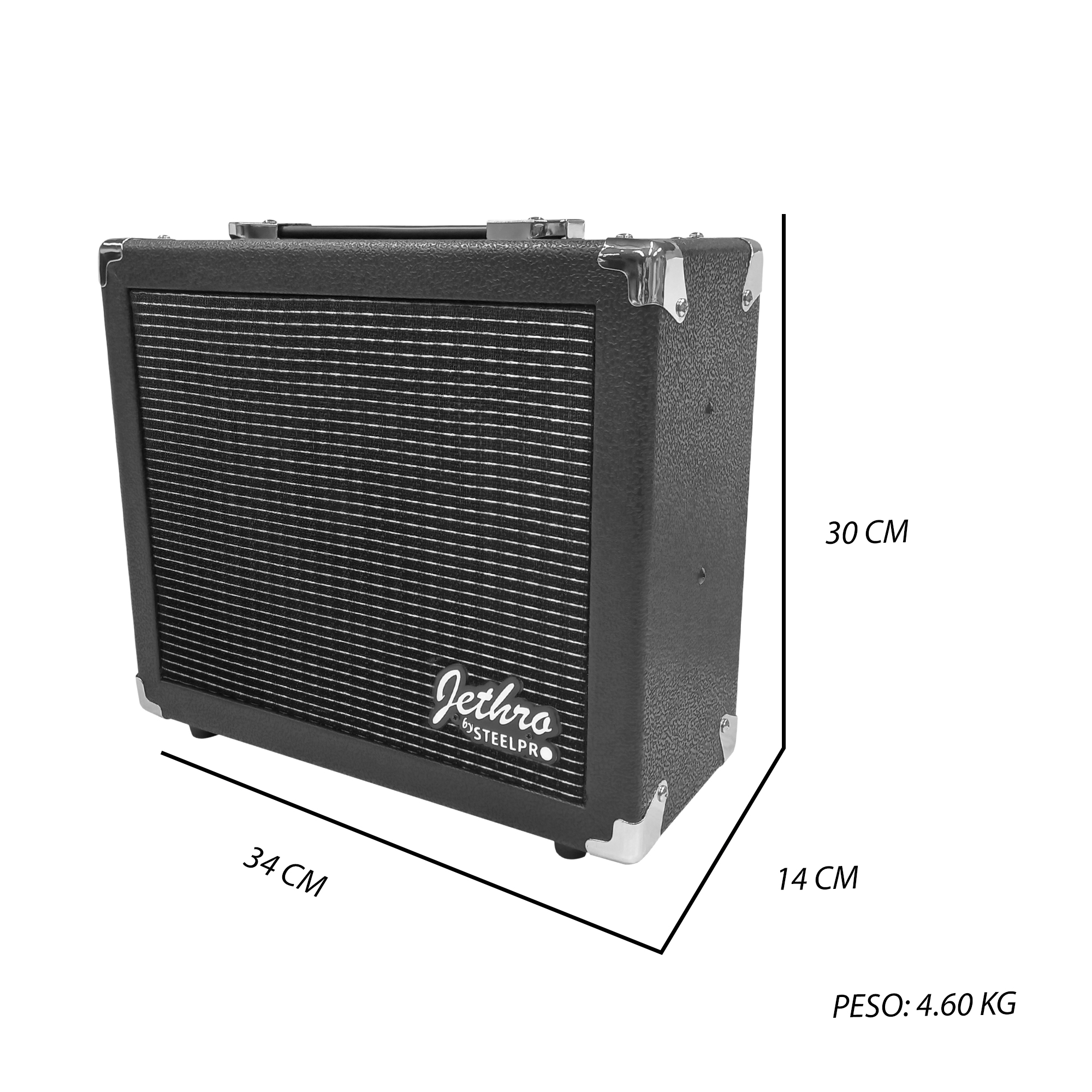 Foto 4 | Paquete Bajo Electrico Jethro Series By Steelpro 510-sk Acabado Del Cuerpo Barnizado