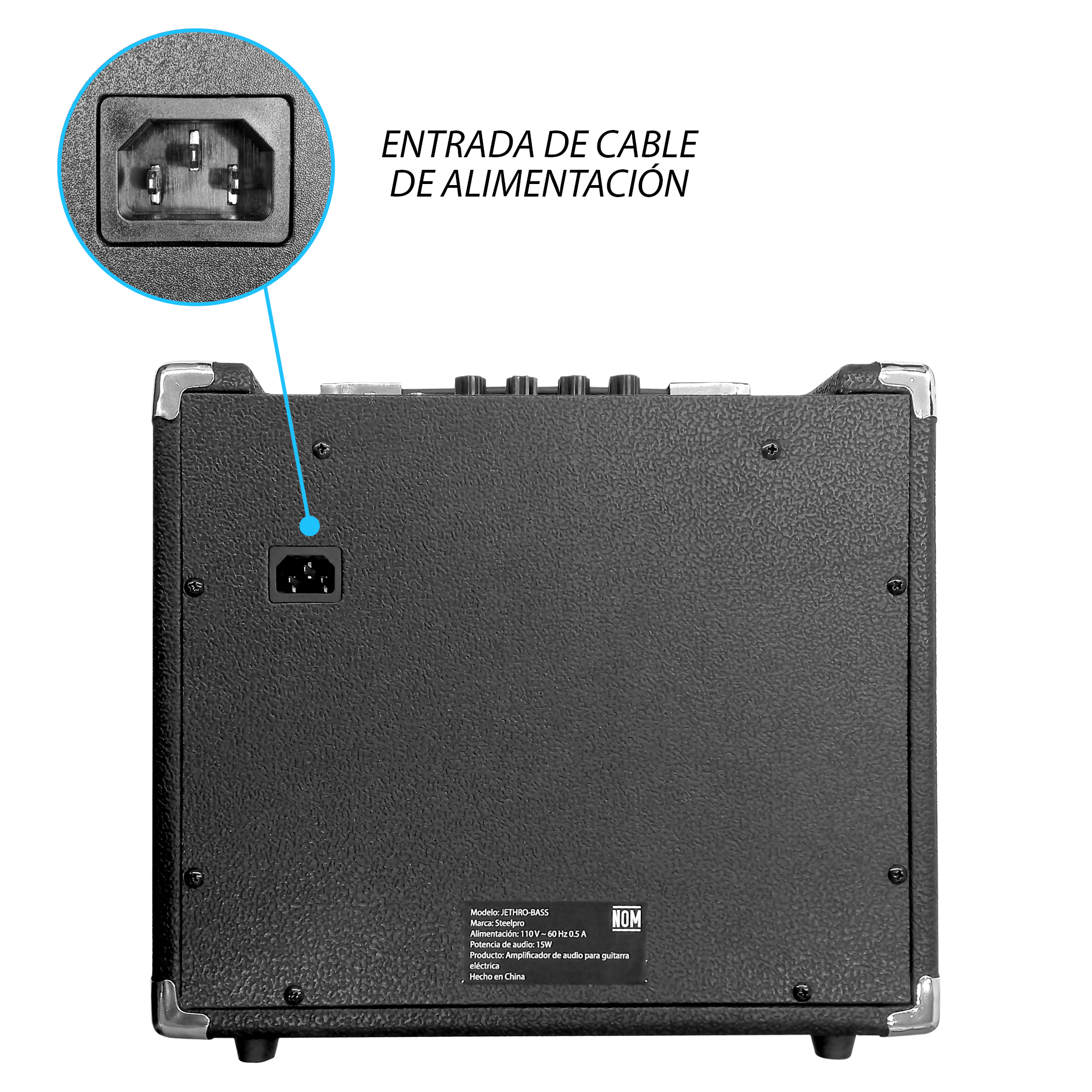 Foto 7 | Paquete Bajo Electrico Jethro Series By Steelpro 510-sk Acabado Del Cuerpo Barnizado