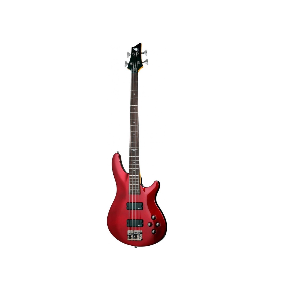 Foto 2 pulgar | Bajo Eléctrico 4 Cuerdas Funda Sgr By Schecter C-4 Bass Rojo Metalico