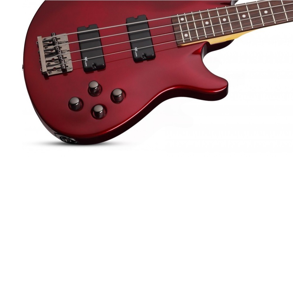 Foto 3 pulgar | Bajo Eléctrico 4 Cuerdas Funda Sgr By Schecter C-4 Bass Rojo Metalico