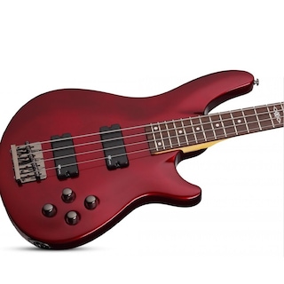 Foto 6 | Bajo Eléctrico 4 Cuerdas Funda Sgr By Schecter C-4 Bass Rojo Metalico