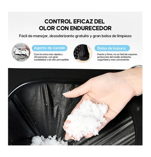 Foto 4 | Inodoro Plegable Portátil Para Al Aire Viaje Acampar Versátil Gris