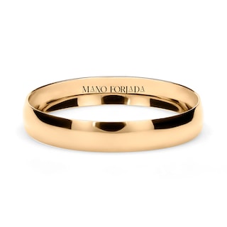 Foto 1 | Argolla Matrimonial Mano Forjada 652h4 Amarillo Talla 12.5