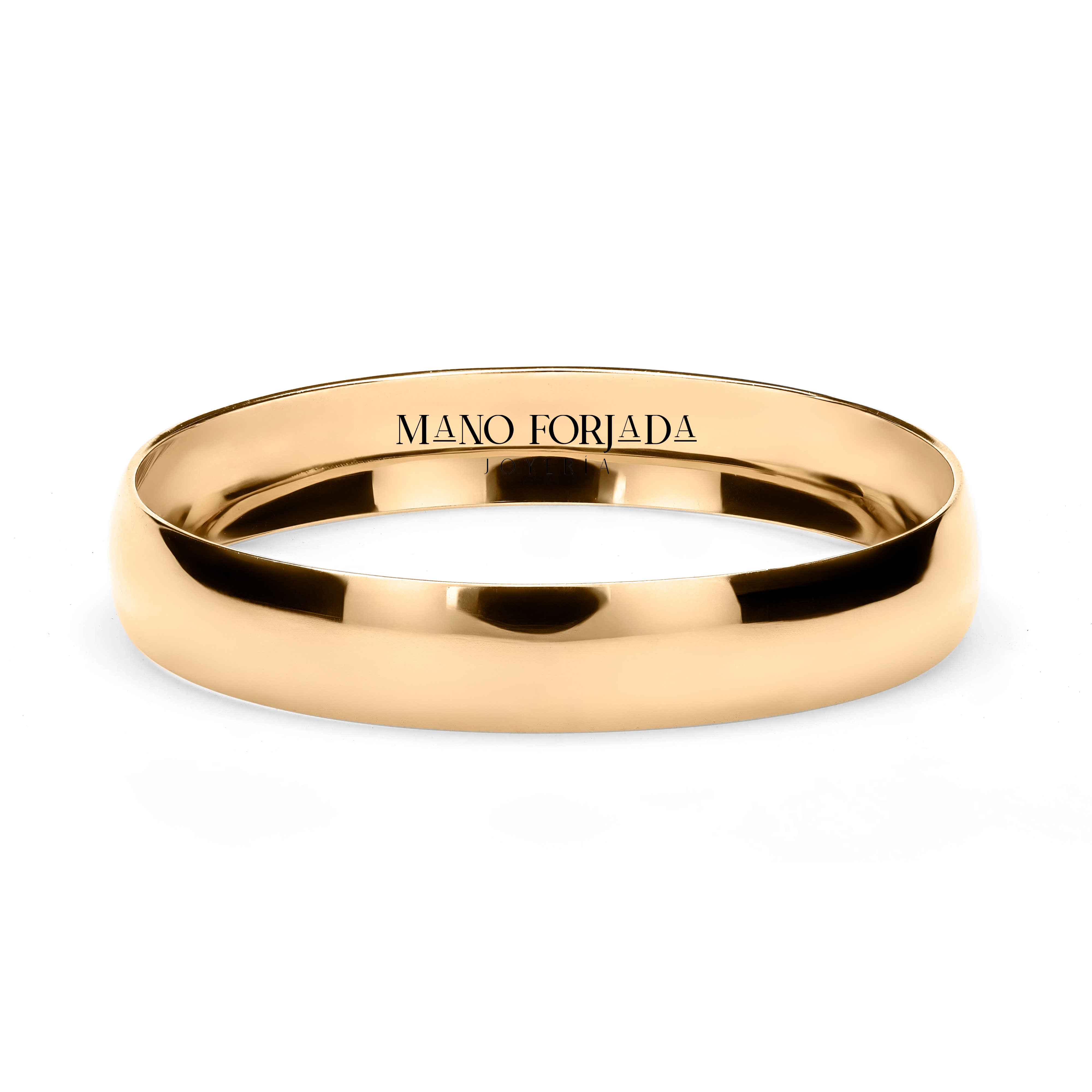 Foto 1 | Argolla Matrimonial Mano Forjada 652h6 Amarillo Talla 6