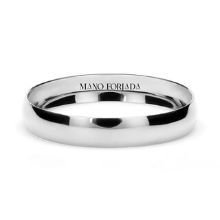 Foto 1 | Argolla Matrimonial Mano Forjada 654h6 Blanco Talla 8.5