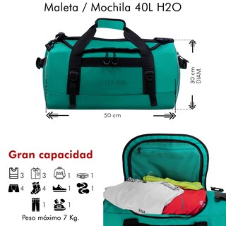 Foto 2 | Mochila SQBAGS H2O 40l Verde Impermeable