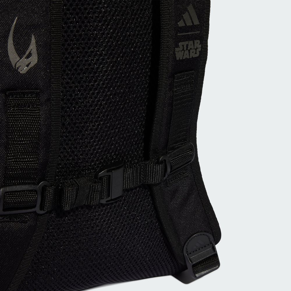Foto 8 pulgar | Mochila Star Wars Mandalorian Adidas Negro Niños
