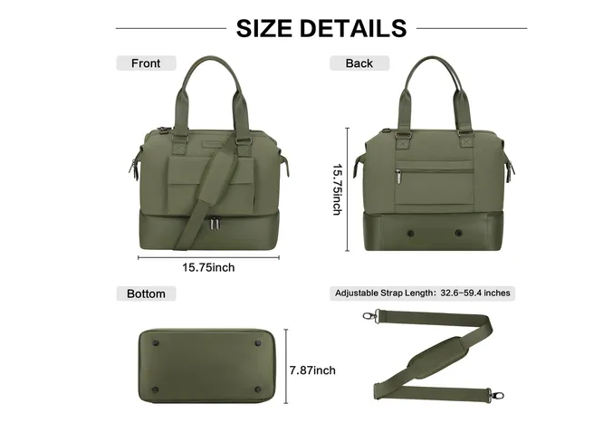 Foto 4 pulgar | Maletas Xtellar Bolsa De Gym Bolsillo Separado Para Viaje Genérica