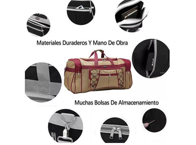 Foto 3 pulgar | Bolsa Xtellar De Viaje Portátil Duradera De Gran Capacidad