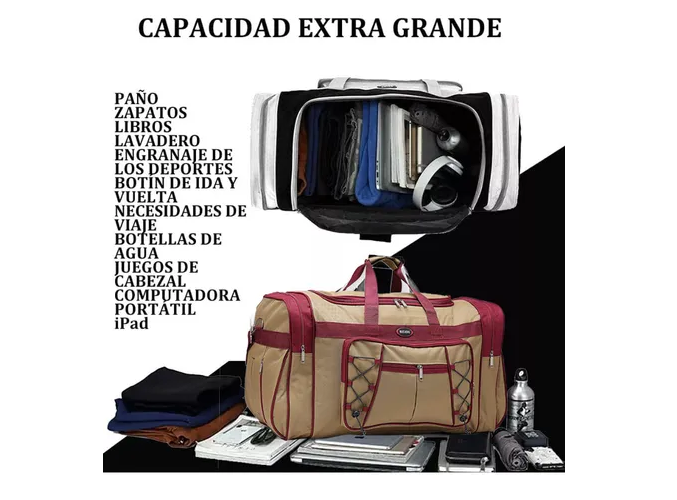 Foto 4 pulgar | Bolsa Xtellar De Viaje Portátil Duradera De Gran Capacidad