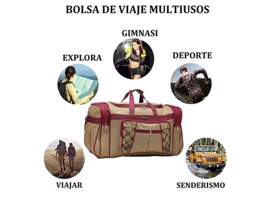 Foto 4 | Bolsa Xtellar De Viaje Portátil Duradera De Gran Capacidad