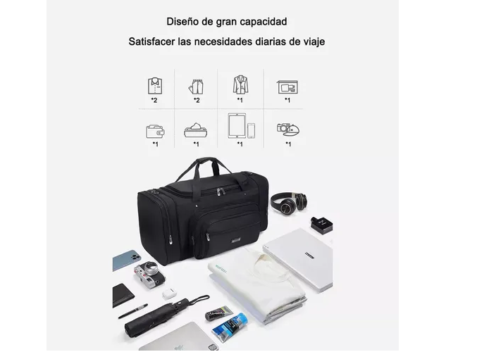 Foto 5 pulgar | Maleta Xtellar Extra Grande De Portatiles Viaje Hombre Deportiva 50l